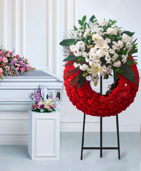 Corona Funeraria Especial Ambientada